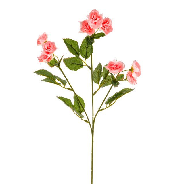 Peach Artificial Mini Rose spray | Artificial Flowers York | Connollys ...